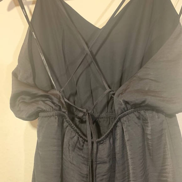 Black romper with open back size small - Picture 9 of 15